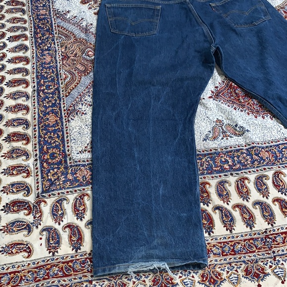 Men's Levi's 501 Button Fly Jeans 48x30 - Picture 8 of 12